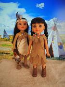 Pixie Faire Native American Dress 14.5 Doll Clothes Pattern Review