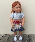 Pixie Faire Criss Cross Skirt 18 Doll Clothes Review