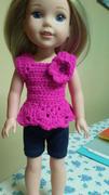 Pixie Faire Tumbling Scallops 13-14 Doll Clothes Crochet Pattern Review