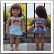 Pixie Faire Aloha Vintage Swimsuit 18 Doll Clothes Pattern Review