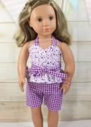 Pixie Faire Wrap & Tie Halter Dress and Top 18 Doll Clothes Pattern Review