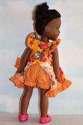 Pixie Faire Flutter Sleeve Dress 14.5 Inch Doll Clothes Pattern Review
