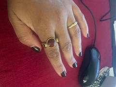 CONQUERing Red Mookaite Crystal Fidget Ring Review