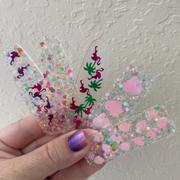Pretty in Pink Supply Flamingos and Palm Trees | Loose Sequin Glitter Review