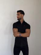 Kings Cross Clothing Men's Muscle Fit Short Sleeve Shirt - Black Element Review