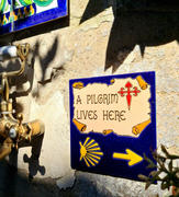 Camino Forum Store A Pilgrim Lives Here tile Review