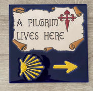 Camino Forum Store A Pilgrim Lives Here tile Review