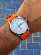Borealis Watch Company Borealis Vulcanized Rubber Strap 22mm Blue Review