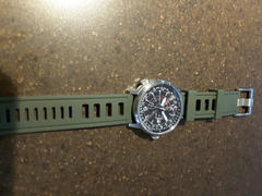 Borealis Watch Company Borealis Vulcanized Rubber Strap 22mm Green Review