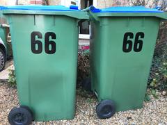 wheeliebinnumbers.net Black Design 17cm Wheelie Bin Number - Pack of 3 Review