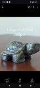 www.rockmamashop.com Dragon's Blood Jasper Turtle Review