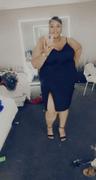 Curvy Sense Plus Size Lace Top Cami Dress - Black Review