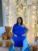Curvy Sense Plus Size Ebony One Shoulder Dress - Royal Blue Review