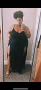 Curvy Sense Plus Size Arianna M-Slit Maxi Dress - Black Review