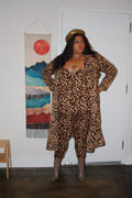 Curvy Sense Plus Size Leopard Print Mika Jumpsuit - Brown Review