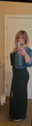 Curvy Sense Plus Size Melissa M-Slit Dress - Black Review