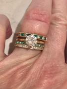 Ferkos Fine Jewelry 14k Round Emerald Eternity Band Review