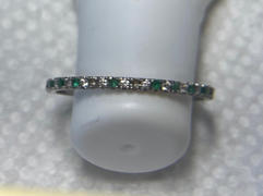 Ferkos Fine Jewelry 14k Round Emerald Eternity Band Review