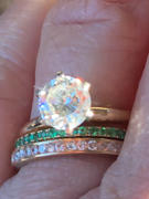 Ferkos Fine Jewelry 14k Round Emerald Eternity Band Review