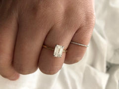 Ferkos Fine Jewelry 14K Ultra Thin 1MM Micro Pave Diamond Eternity Wedding Band Review
