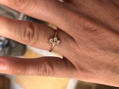 Ferkos Fine Jewelry 14K Gold Bezel Setting Quad Diamond Ring Review