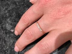 Ferkos Fine Jewelry 14K Gold Single Row Pave Diamond Ring Review