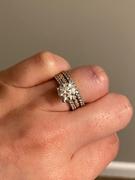 Ferkos Fine Jewelry 14K Gold Bezel Setting Round Brilliant Cut Diamond Eternity Ring Review