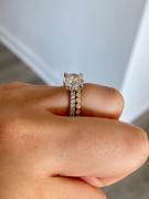 Ferkos Fine Jewelry 14K Gold Bezel Setting Round Brilliant Cut Diamond Eternity Ring Review
