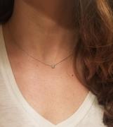 Ferkos Fine Jewelry 14K Gold Mini Diamond Halo Necklace Review