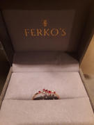 Ferkos Fine Jewelry 14k Gold Ruby and Diamond Cluster Ring Review