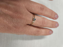 Ferkos Fine Jewelry 14K Gold Bezel Setting London Blue Topaz and Diamond Ring Review