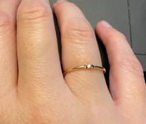 Ferkos Fine Jewelry 14K Gold Minimal Sapphire and Diamond Ring Review