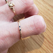 Ferkos Fine Jewelry 14K Gold Minimal Sapphire and Diamond Ring Review