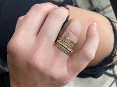 Ferkos Fine Jewelry 14K Gold Slanted Marquise and Round Diamond Ring Review