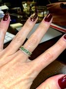 Ferkos Fine Jewelry 14k Slanted Emerald and Round Diamond Ring Review
