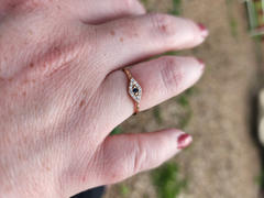 Ferkos Fine Jewelry 14K Gold Diamond and Sapphire Evil Eye Ring Review
