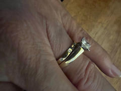 Ferkos Fine Jewelry 14K Burnish Set Diamond Wedding Ring Review