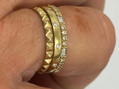 Ferkos Fine Jewelry 14K Burnish Set Diamond Wedding Ring Review