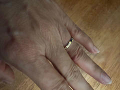 Ferkos Fine Jewelry 14K Burnish Set Diamond Wedding Ring Review