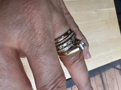 Ferkos Fine Jewelry 14K Burnish Set Diamond Wedding Ring Review