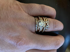 Ferkos Fine Jewelry 14K Stackable Baguette Diamond Cluster Ring Review