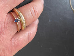 Ferkos Fine Jewelry 14k Mini Sapphire and Diamond Ring Review