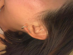 Ferkos Fine Jewelry 14K Gold Mini Baguette Huggie Earrings Review