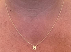 Ferkos Fine Jewelry 14K Gold Initial Necklace Review