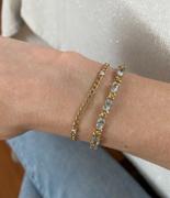 Ferkos Fine Jewelry 14k Gold Cuban Link Bracelet w/ Bezel Setting Diamond Review
