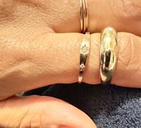 Ferkos Fine Jewelry 14K Gold Star Setting 3 Diamond Stacking Ring Review