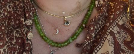 Ferkos Fine Jewelry 14k Gold Mini Crescent Moon Diamond Necklace Review