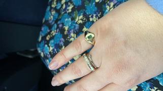 Ferkos Fine Jewelry 14k Gold Baguette Emerald Signet Ring Review