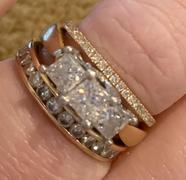 Ferkos Fine Jewelry 14K Gold 1.5MM Half Eternity Diamond Ring Review