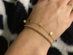 Ferkos Fine Jewelry 14K Solid Gold Dangle Disc Bracelet Review